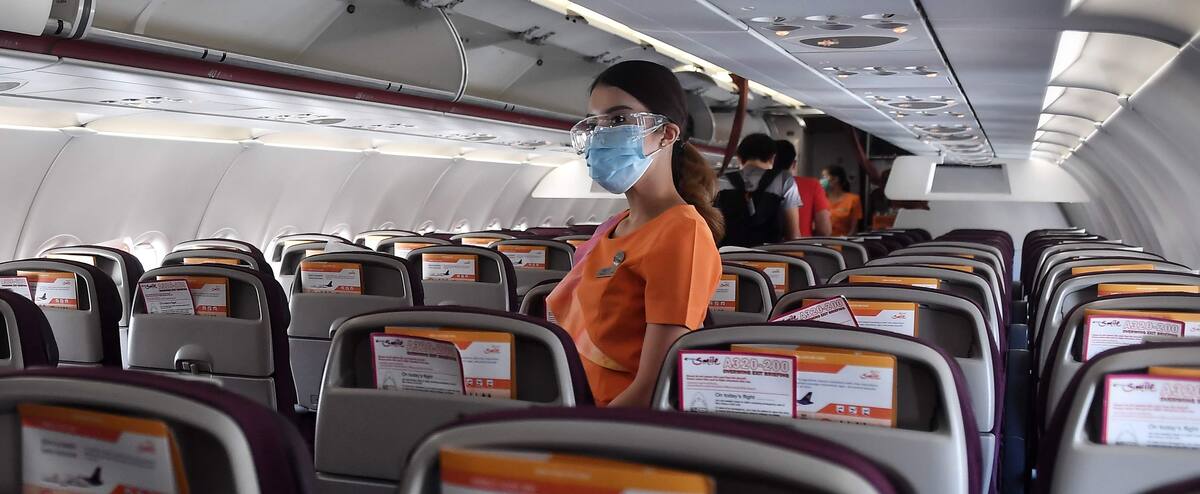 Very low risk of catching COVID-19 on a plane 1