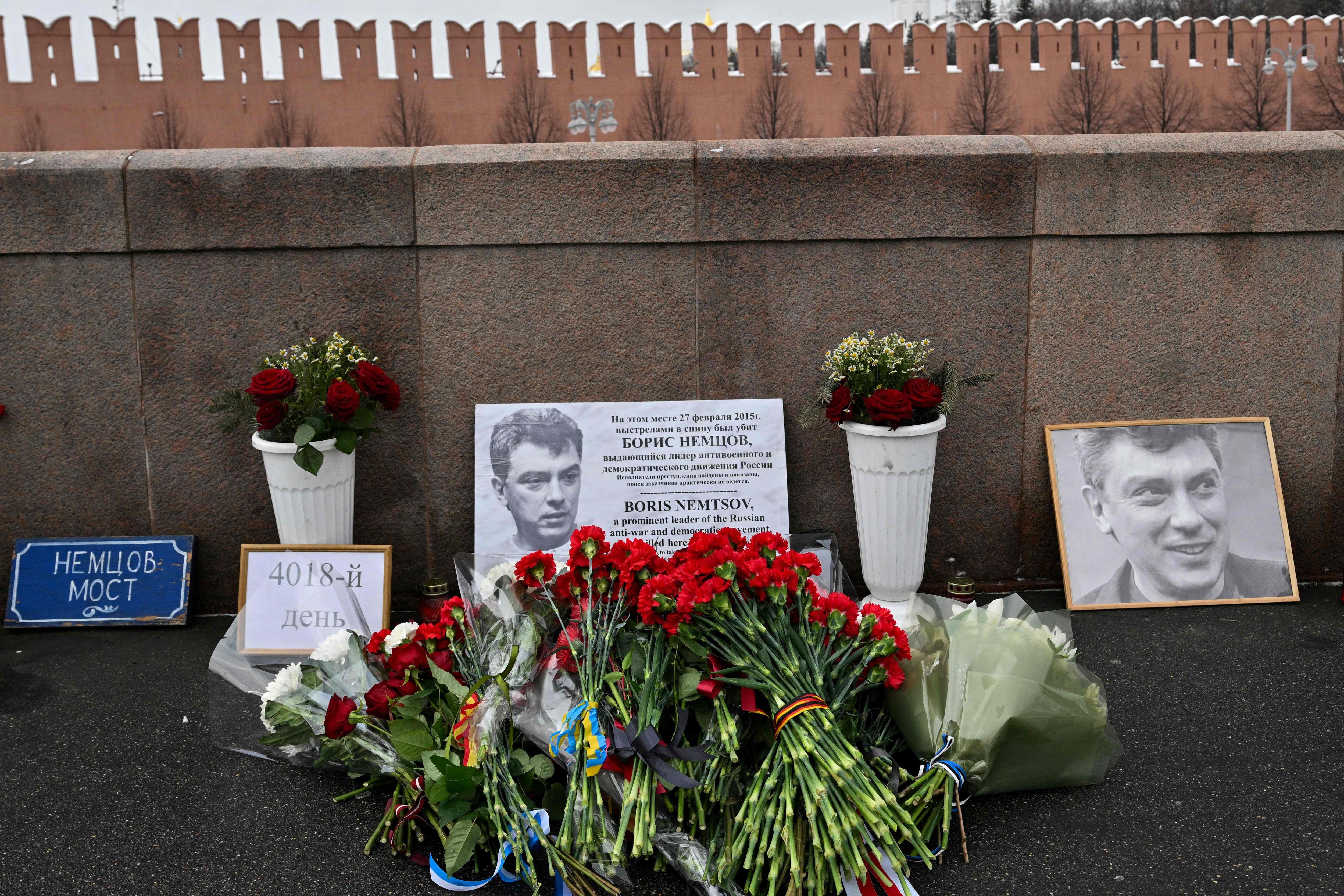 &laquo;Tout le monde est effray&eacute;&raquo;: &agrave; Moscou, hommage restreint &agrave; l&rsquo;opposant Boris Nemtsov