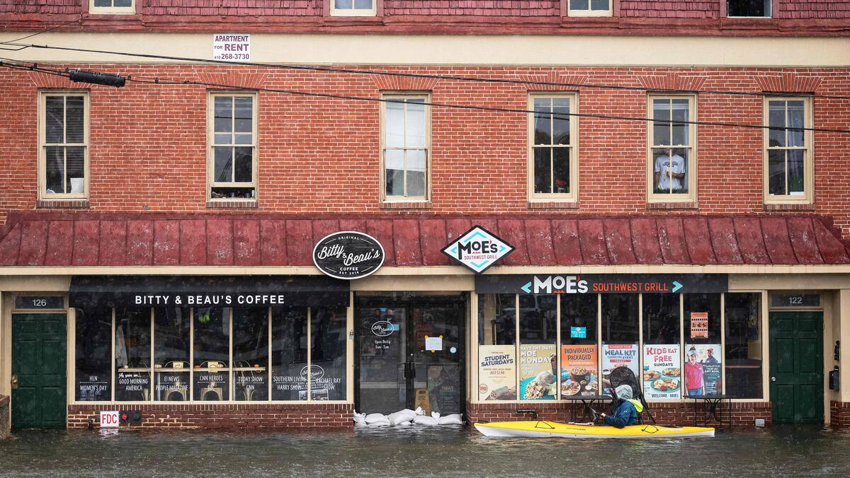 EN PHOTOS | D'importantes inondations frappent la côte Est des États-Unis