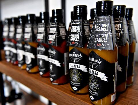 Claude Lafrenière and Vincent Lévy-Hamel opened L'Hôte Épicier last month. They have a wide selection of fine products and Quebec cheeses.