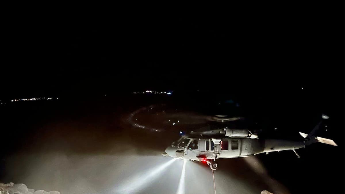 Leg stuck under rock: Hiker rescued after seven hours of suffering Leg stuck under rock: Hiker rescued after seven hours of suffering