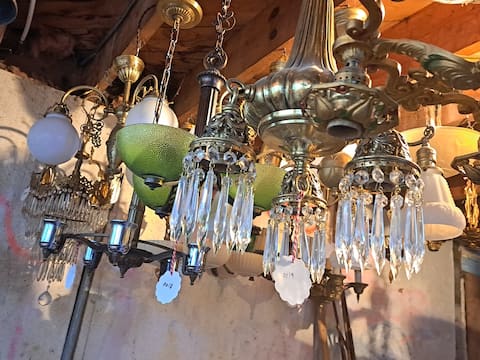 Passion for antique lighting