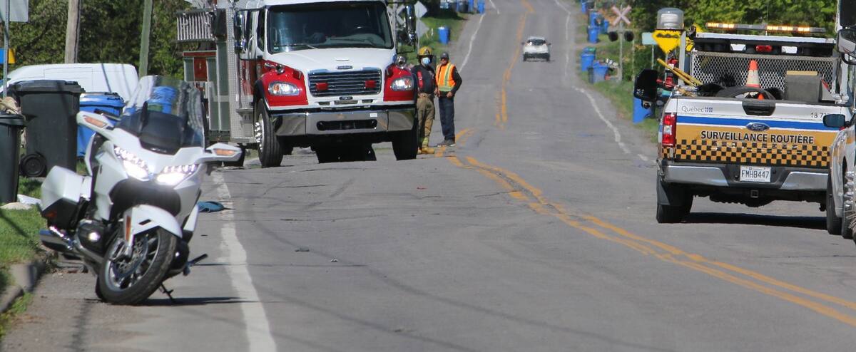 Lanaudière: un motocycliste très gravement blessé