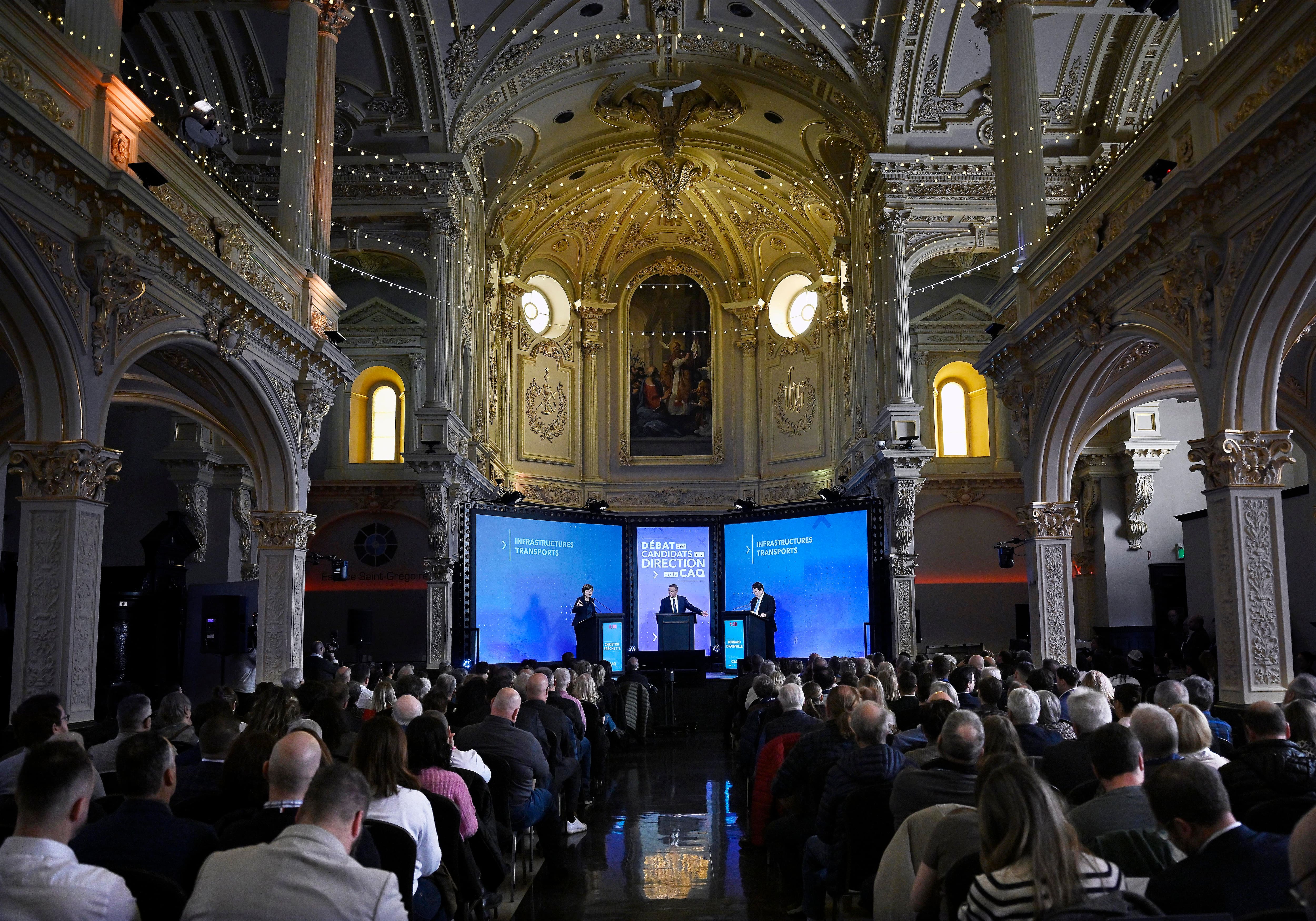 Chefferie de la CAQ: voici qui a remport&eacute; le premier d&eacute;bat, selon nos analystes politiques