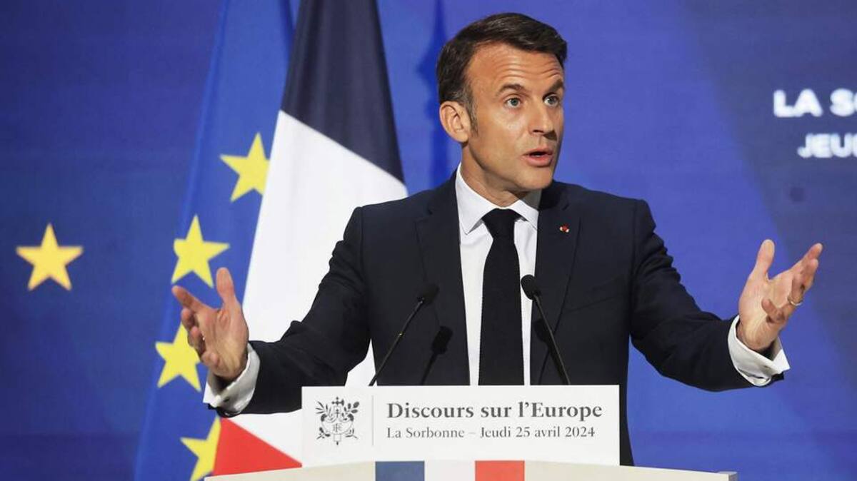 Macron met en garde contre la «mort» de l'Europe