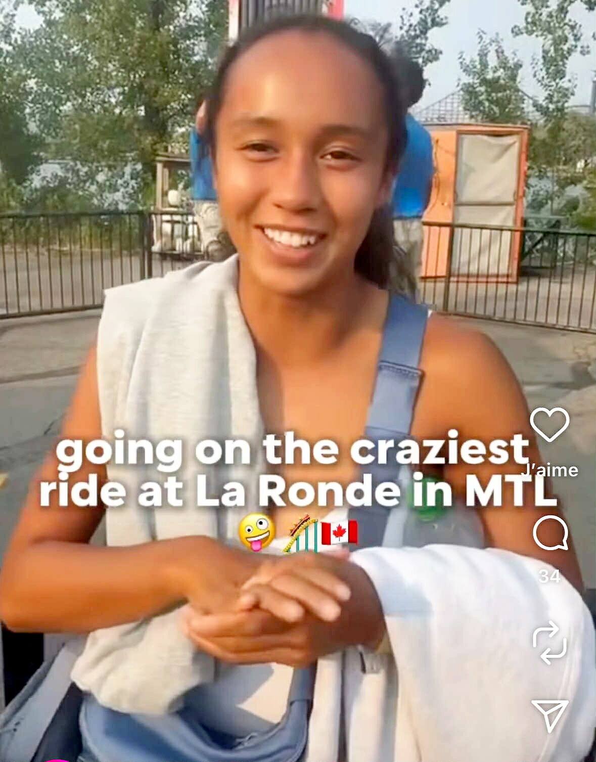 De La Ronde pour une premi&egrave;re fois au double avec Venus Williams: la vie anormale de Leylah Fernandez