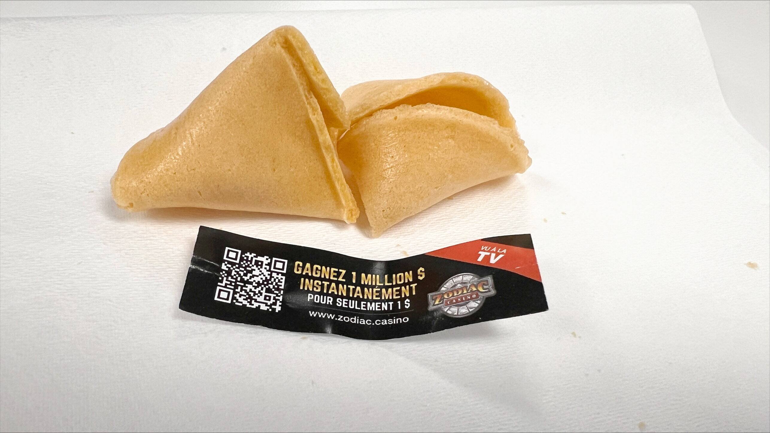 Des biscuits chinois transform&eacute;s en pub pour un casino &laquo;offshore&raquo; enregistr&eacute; &agrave; Kahnawake