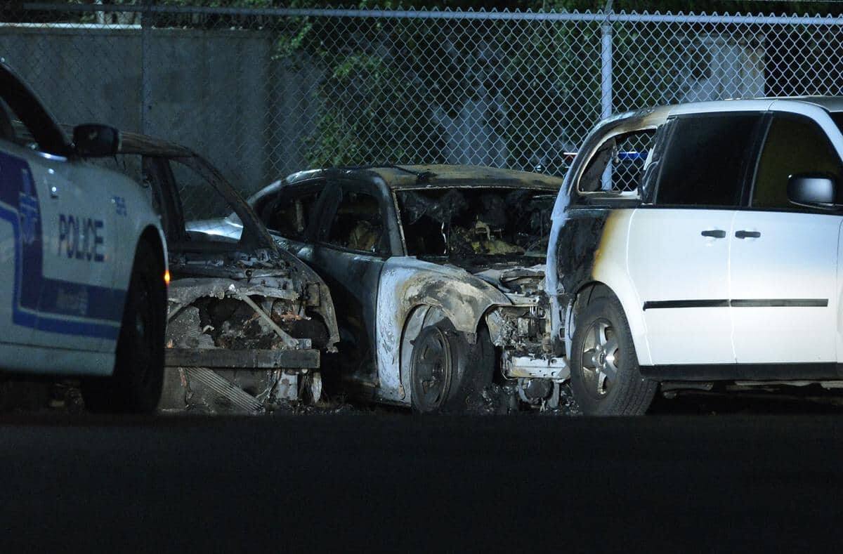 Montreal Mysterious Police Car Fire The Canadian