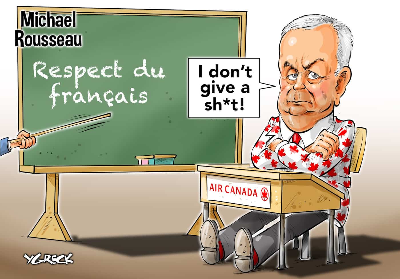 La caricature d’Ygreck en vidéo: le respect du français de Michael ...