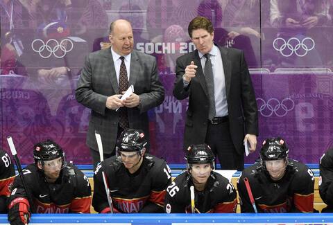 Claude Julien et Mike Babcock avaient guidé le Canada vers l’or aux Jeux olympiques de Sotchi, en Russie, en 2014.