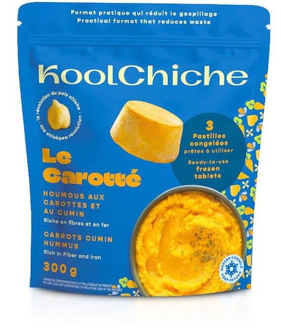 Les pastilles de hummus congee de coolchiche