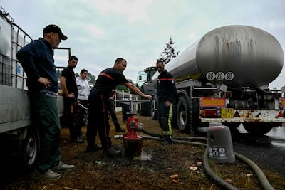 Benjamin Brethes wanted to thank all the farmers who mobilized to help the firefighters.