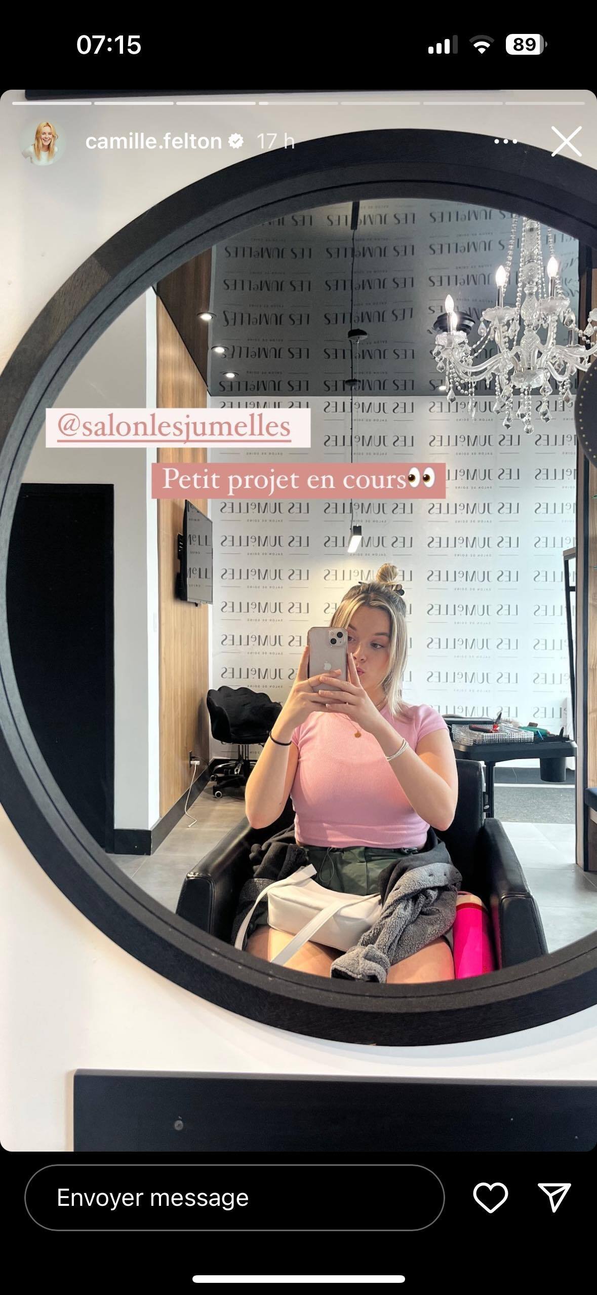 Camille Felton se permet un changement capillaire rafraichissant pour l ...
