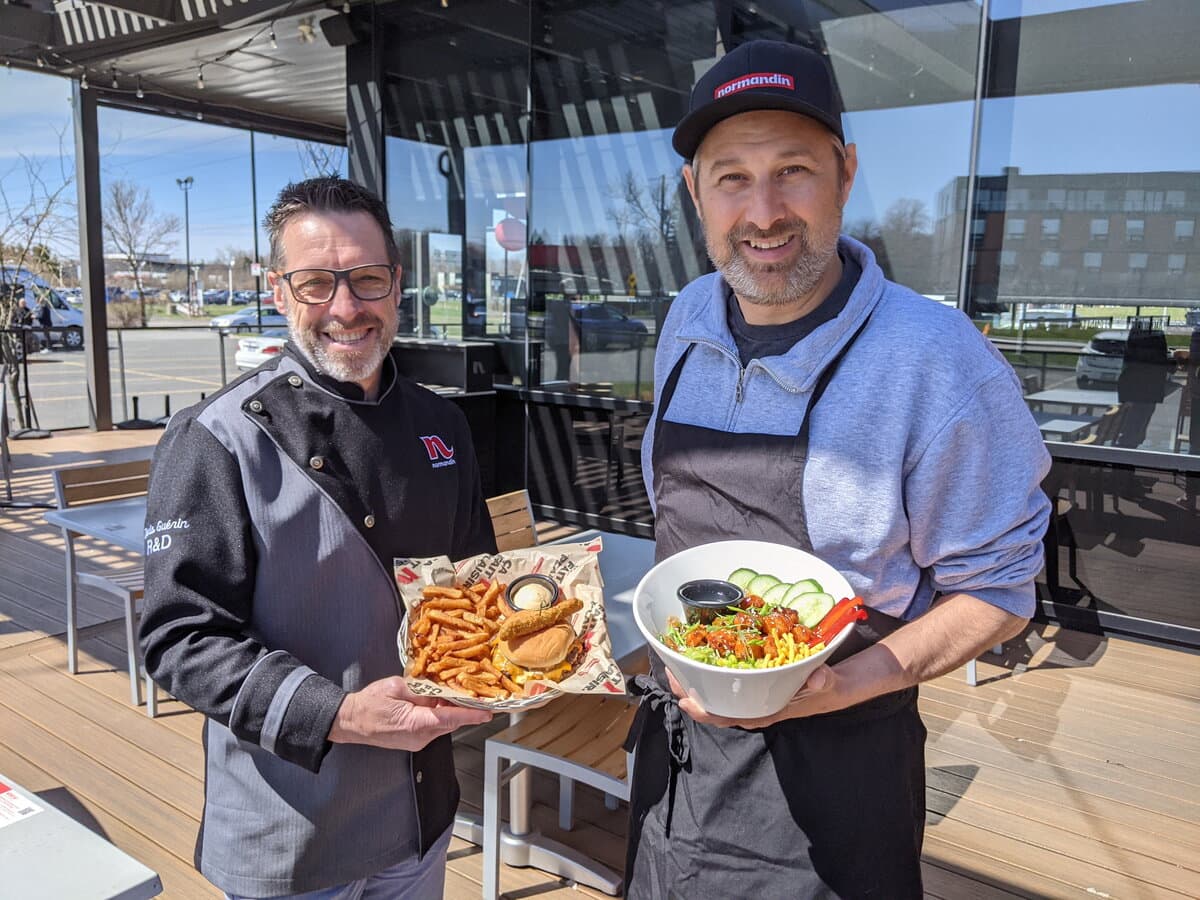 Bob le Chef s&rsquo;associe aux Restaurants Normandin pour offrir un menu estival qui en mettra plein les papilles