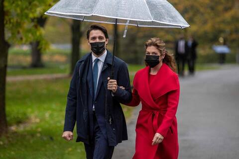Justin Trudeau and Sophie Gregor Trudeau