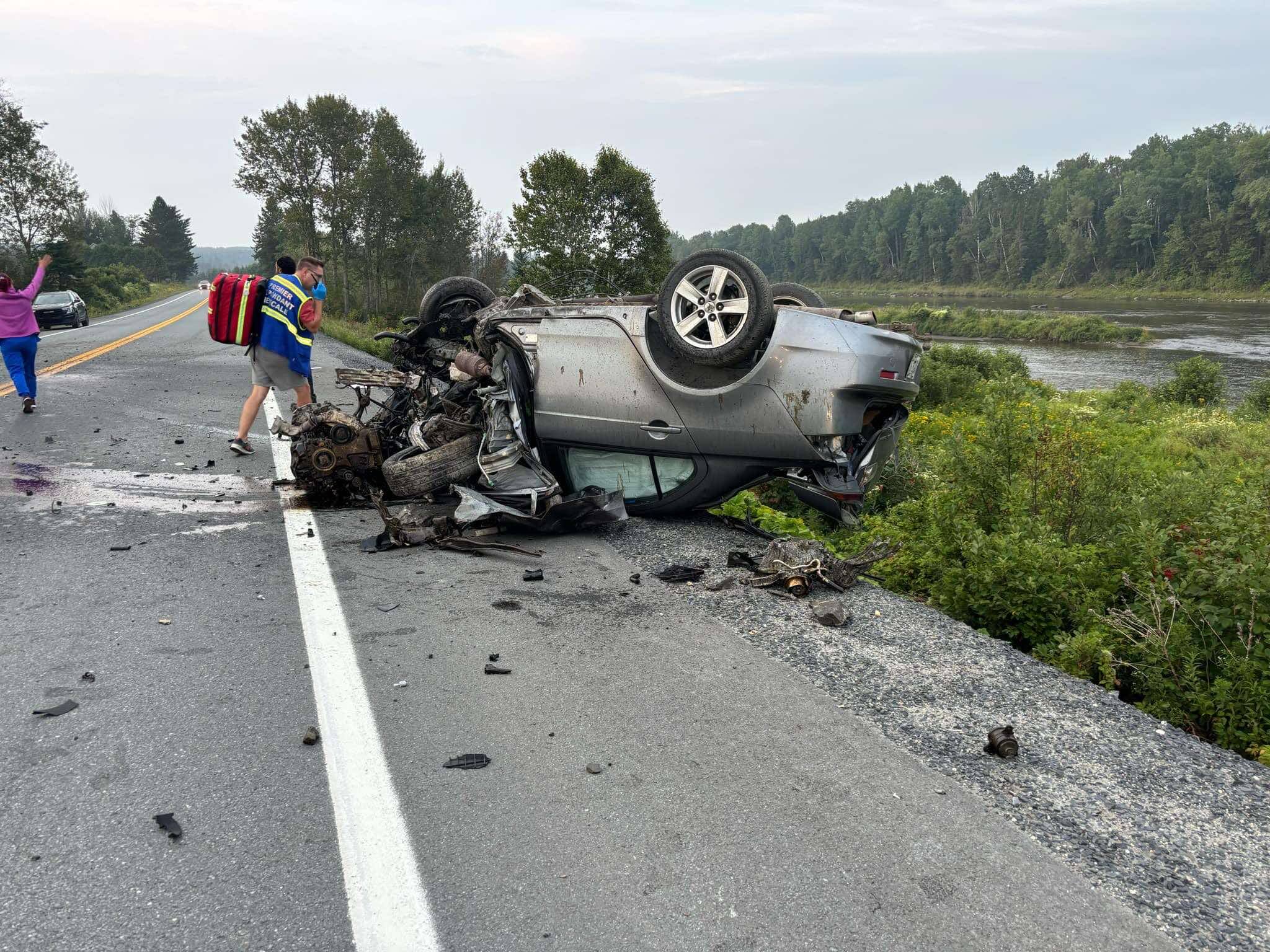 Un conducteur est entre la vie et la mort en Beauce