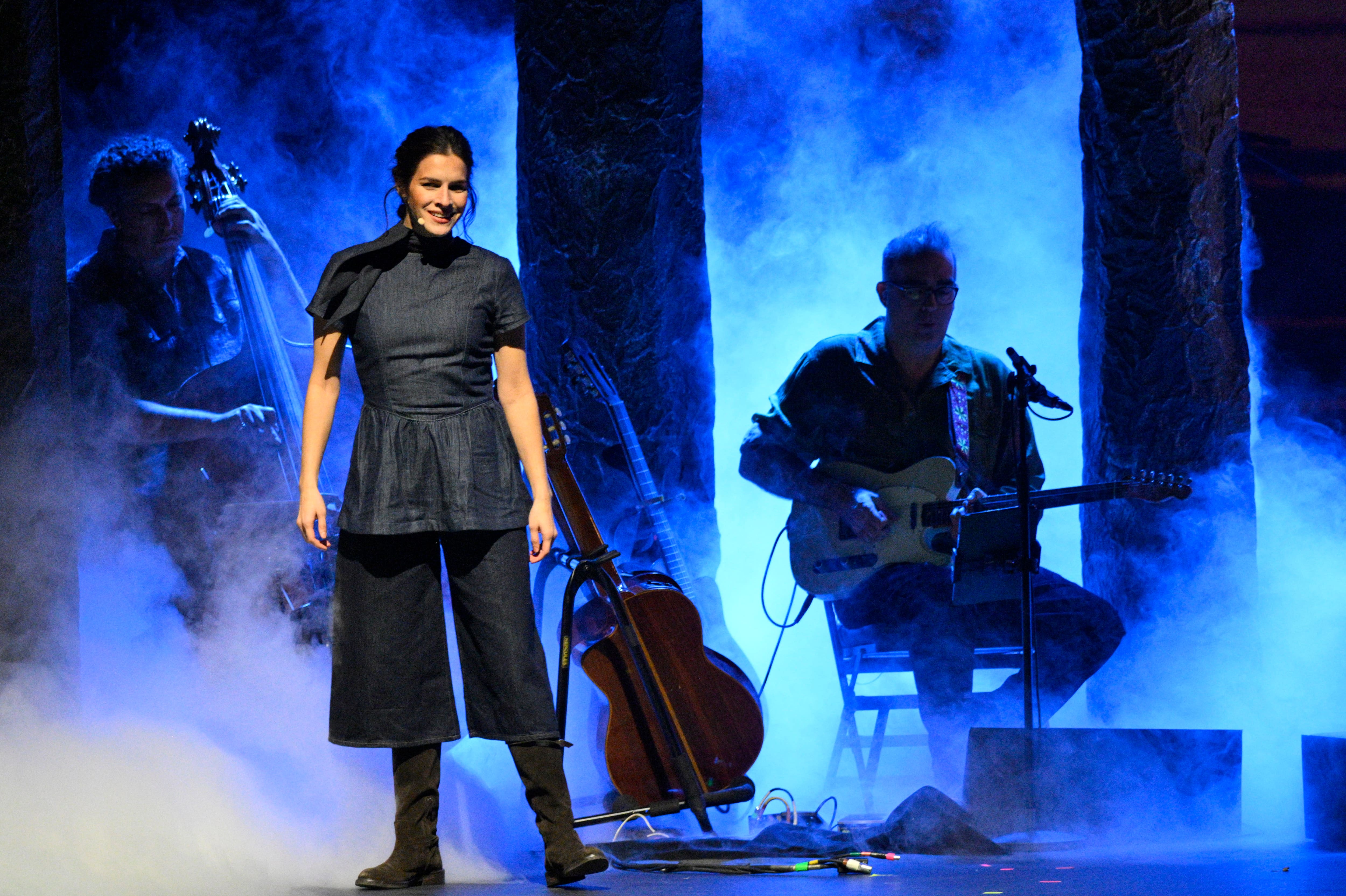 Klara Martel-Laroche lors de la pièce «Félix, je me souviens» au Théâtre St-Denis, à Montréal.