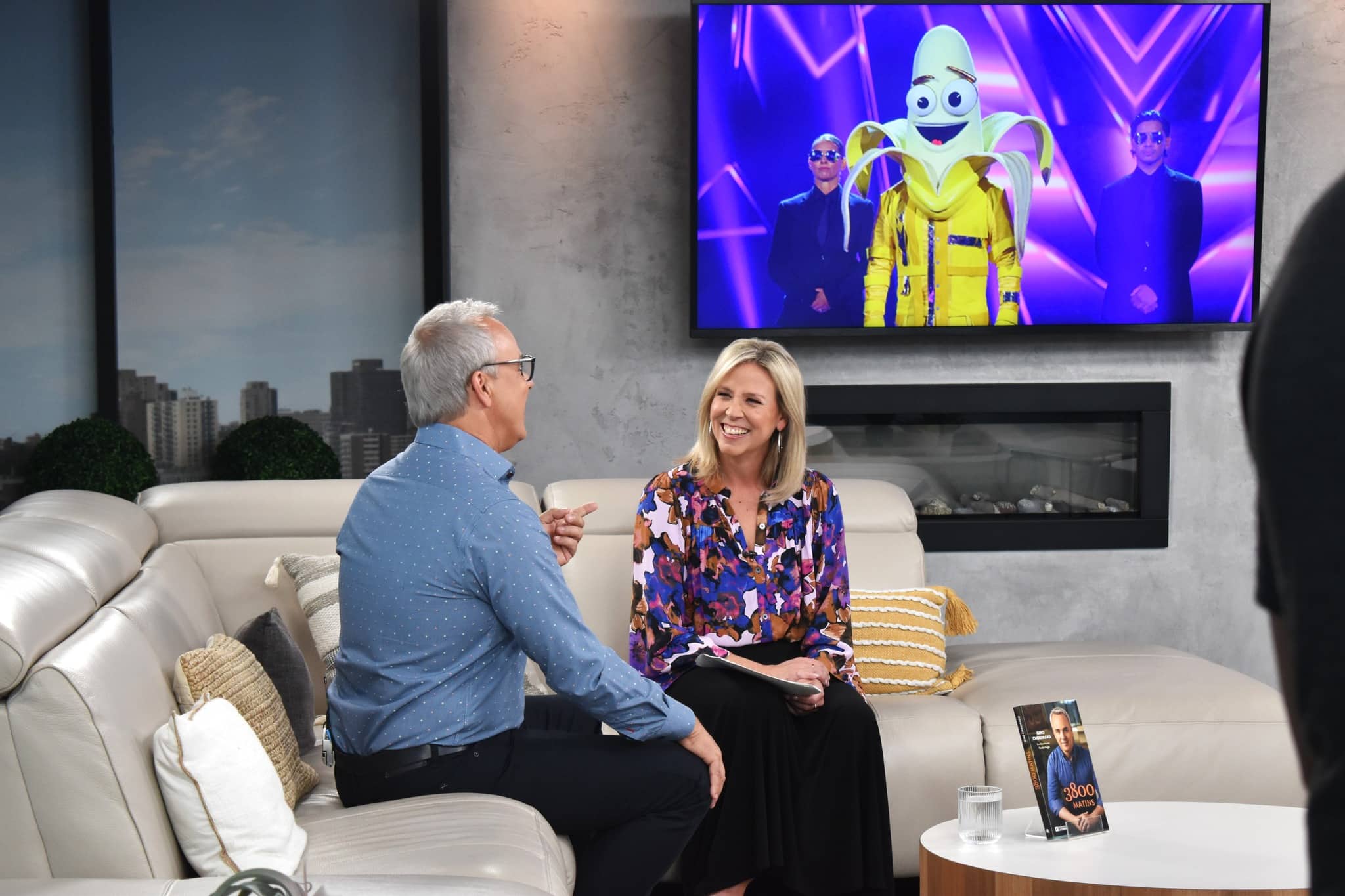 Gino Chouinard était l'invité surprise de ce matin