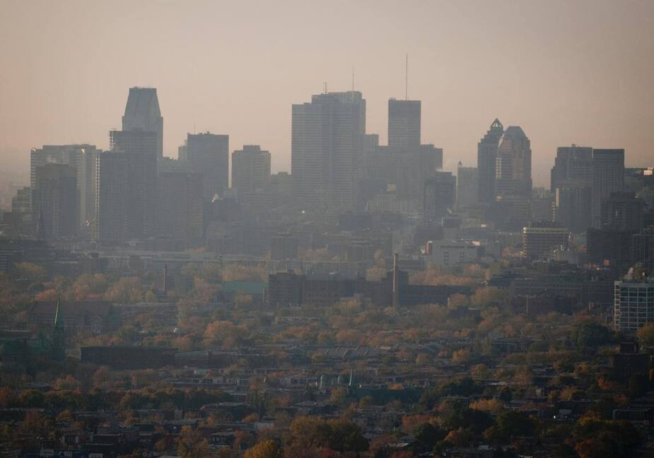 Image principale de l'article Du smog un peu partout au Québec mardi matin