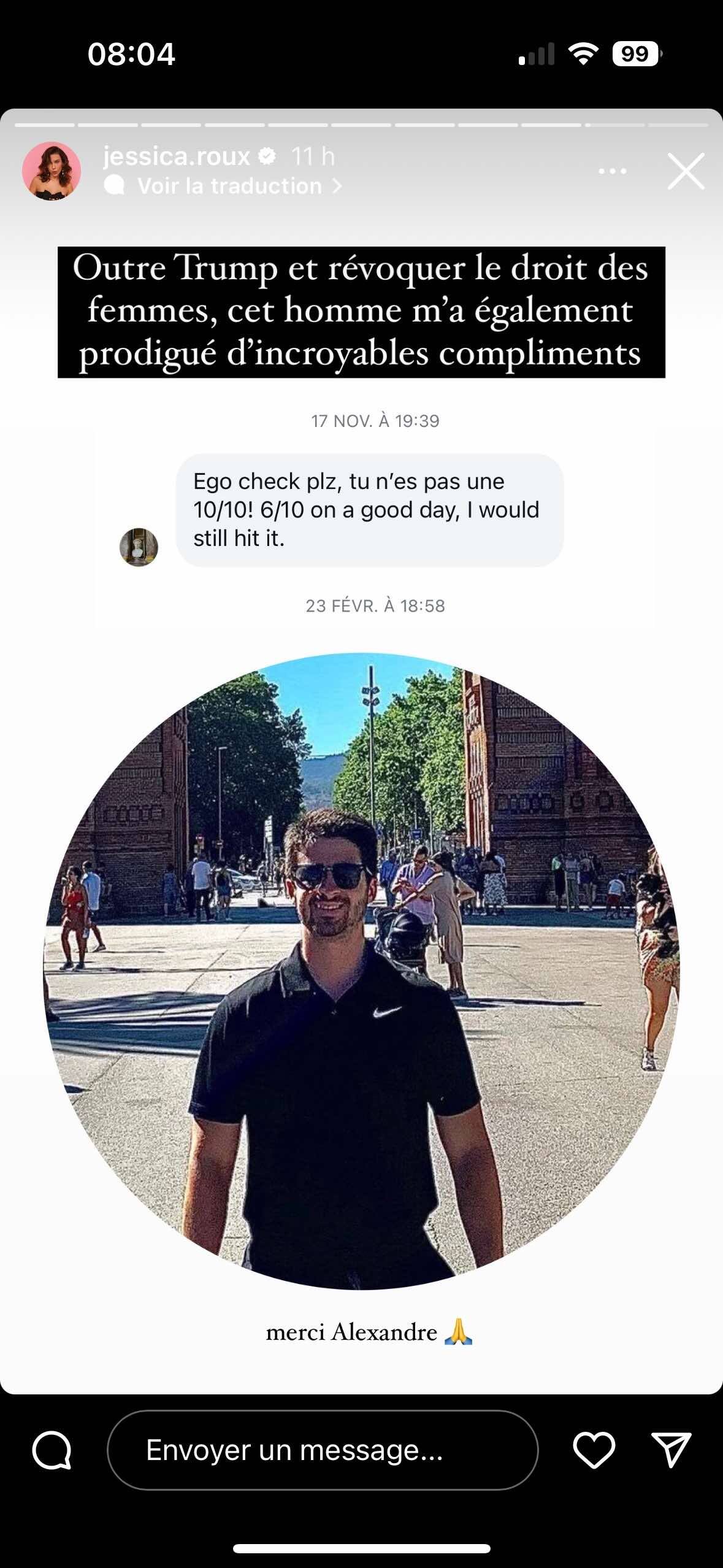 Jessica Roux expose publiquement un «troll» qui tient des propos ...