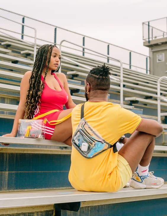 De beaux sacs transparents pour les festivals