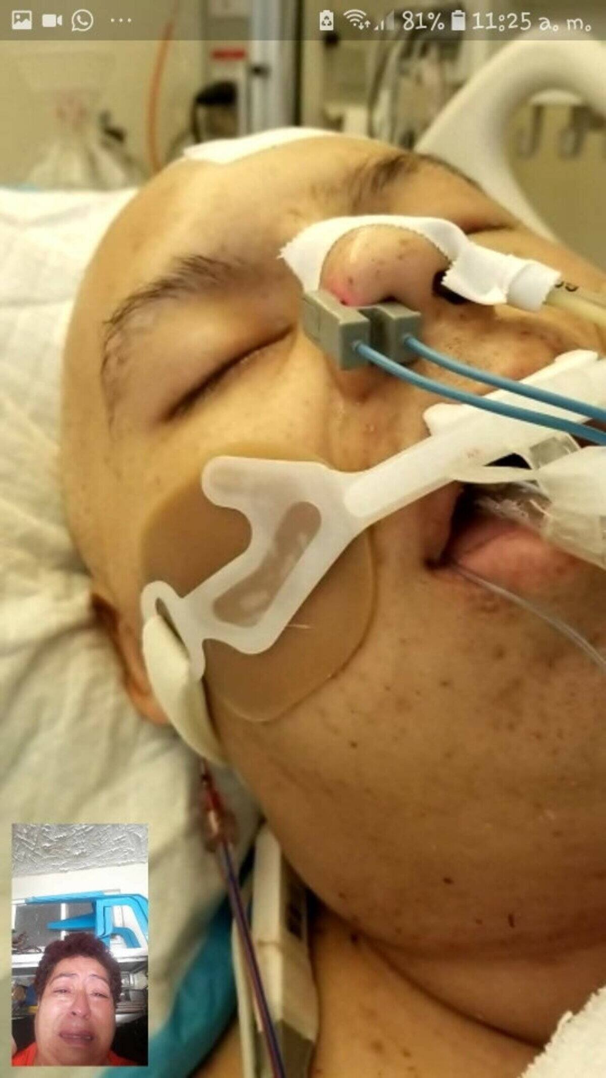 Jesús Rubén Rodríguez Ortega recibe ayuda de sus padres que vinieron de México para ayudarlo, ya que ya no es independiente.