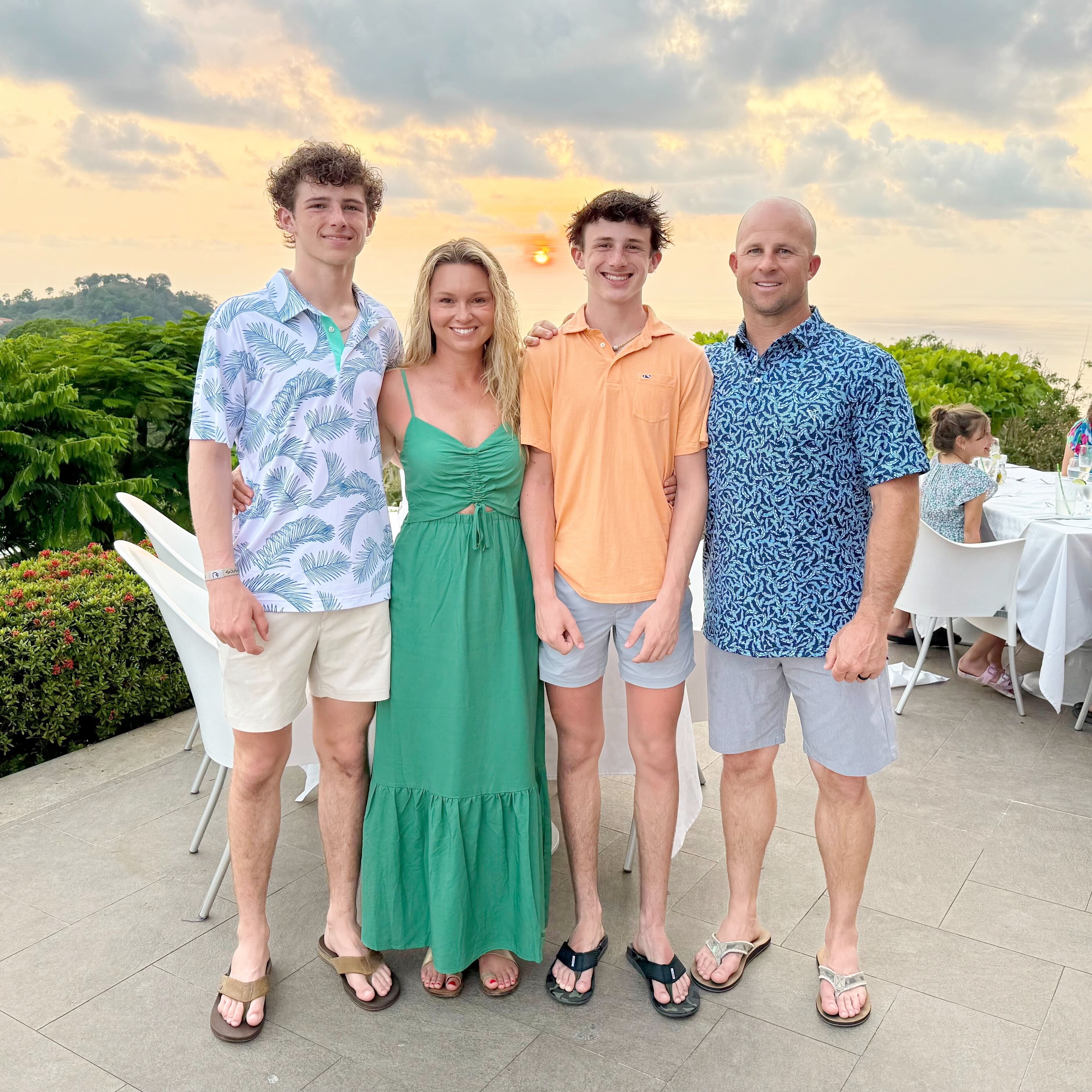 Brett Gardner and family