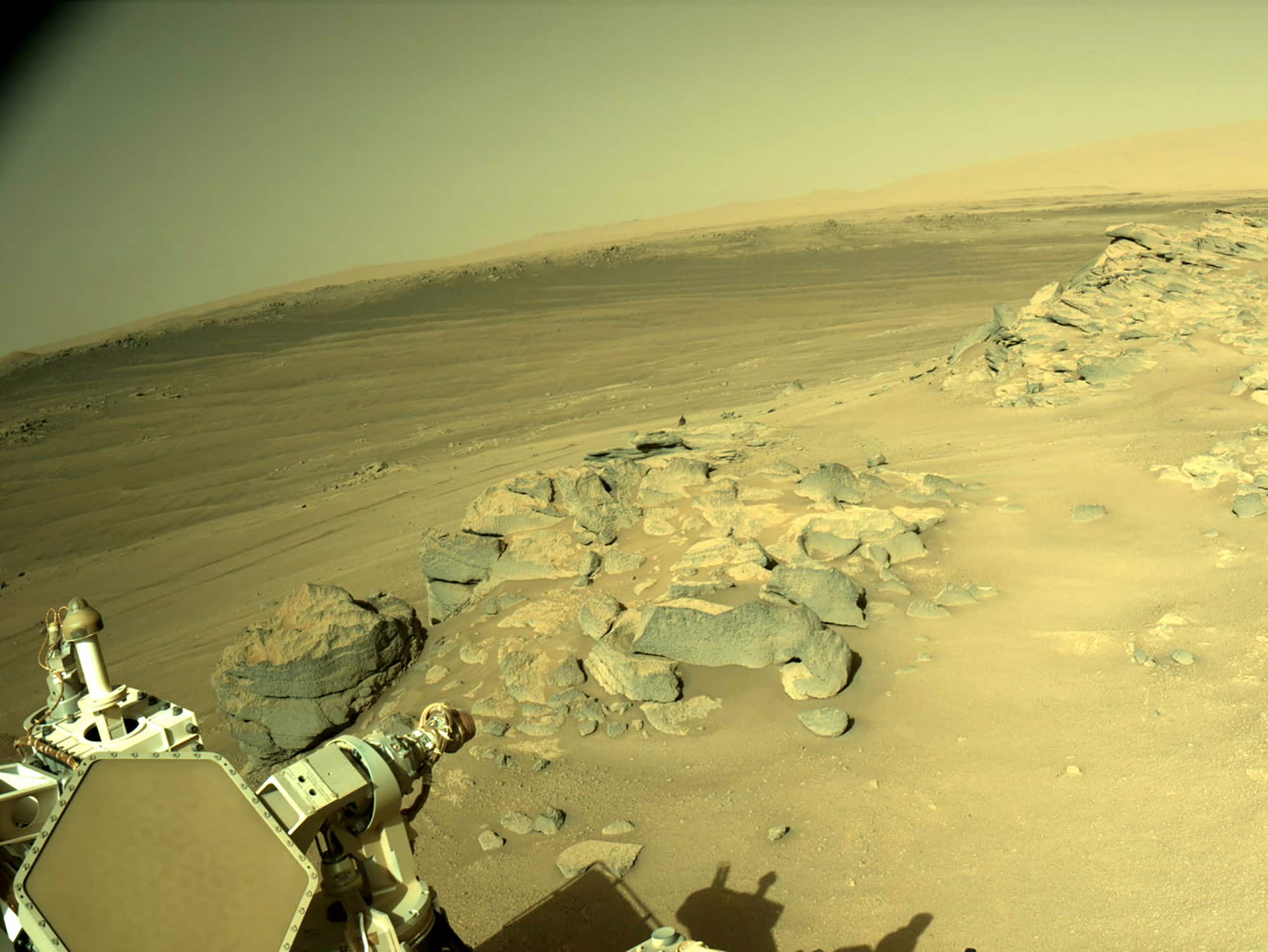 EN IMAGES Robot sur Mars Perseverance a prélevé son premier