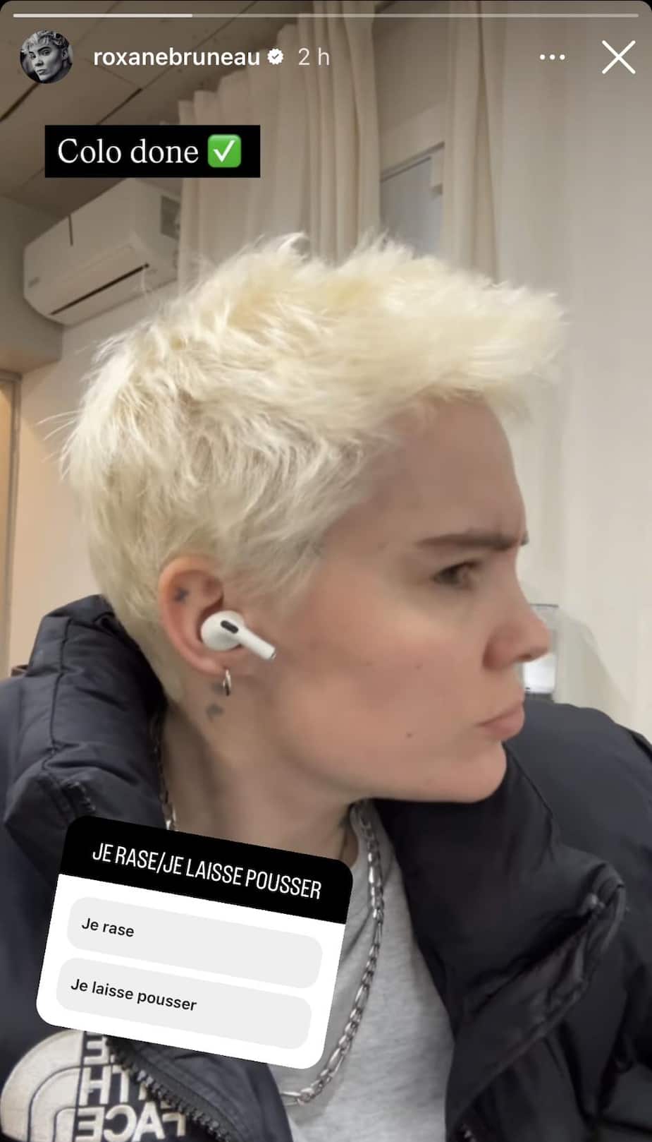 Roxane Bruneau est passée sur la chaise du coiffeur et voici le ...