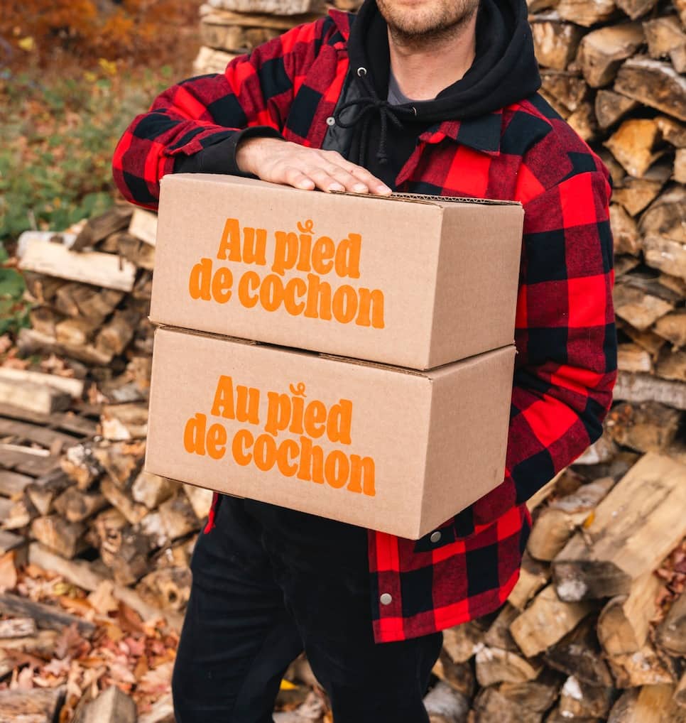 Le menu à emporter de la Cabane Au Pied de Cochon