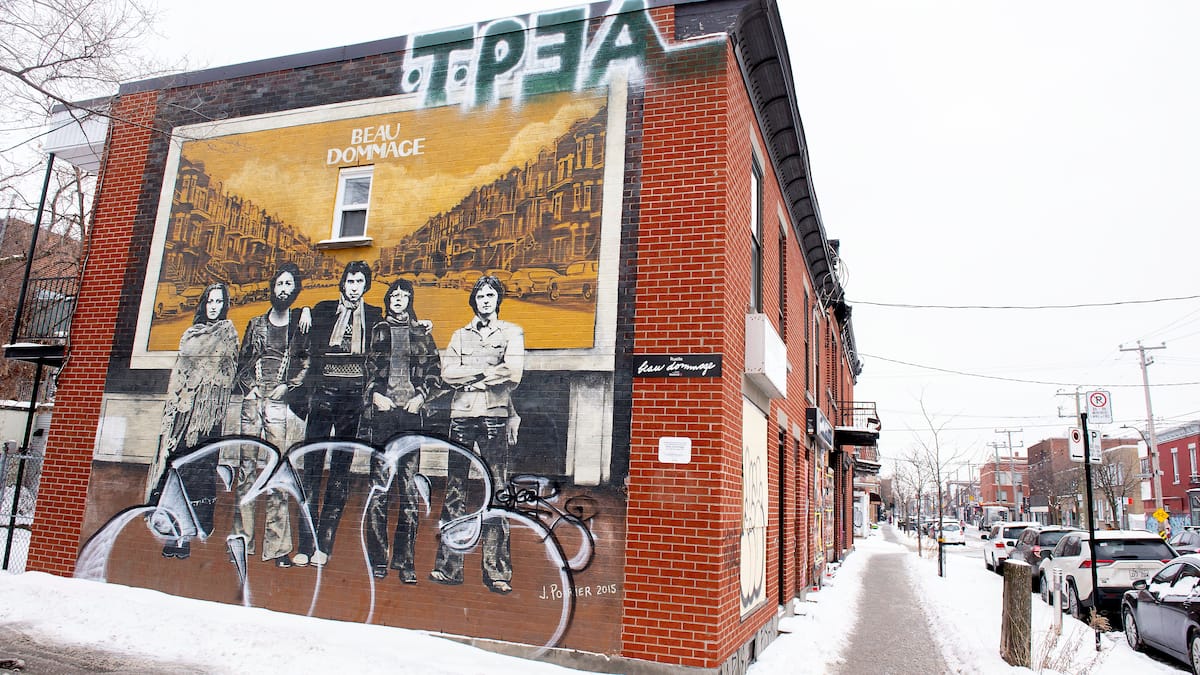 Murale de Beau Dommage vandalisée encore une fois: «Je trouve ça irrespectueux»