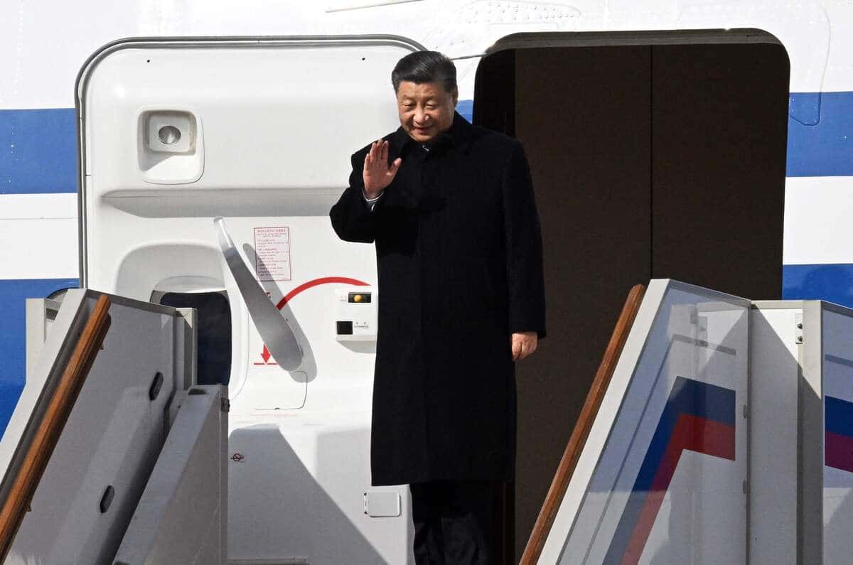 Xi Jinping left Moscow after his summit with Vladimir Putin