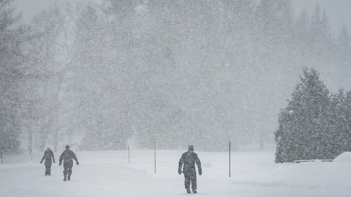 Jusqu’à 30 centimètres de neige dans l’est du Québec