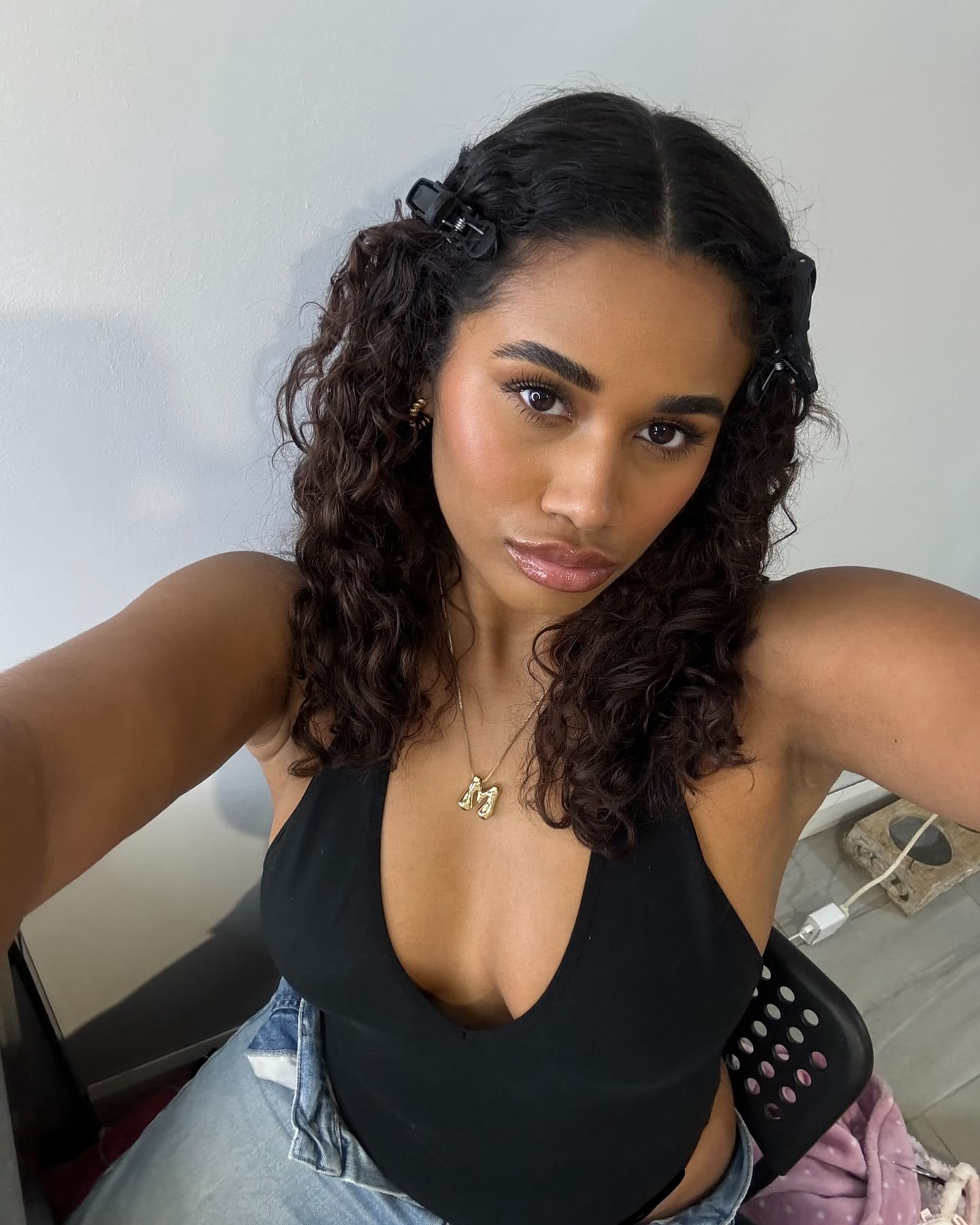 Elle célèbre une grande victoire avec ses proches