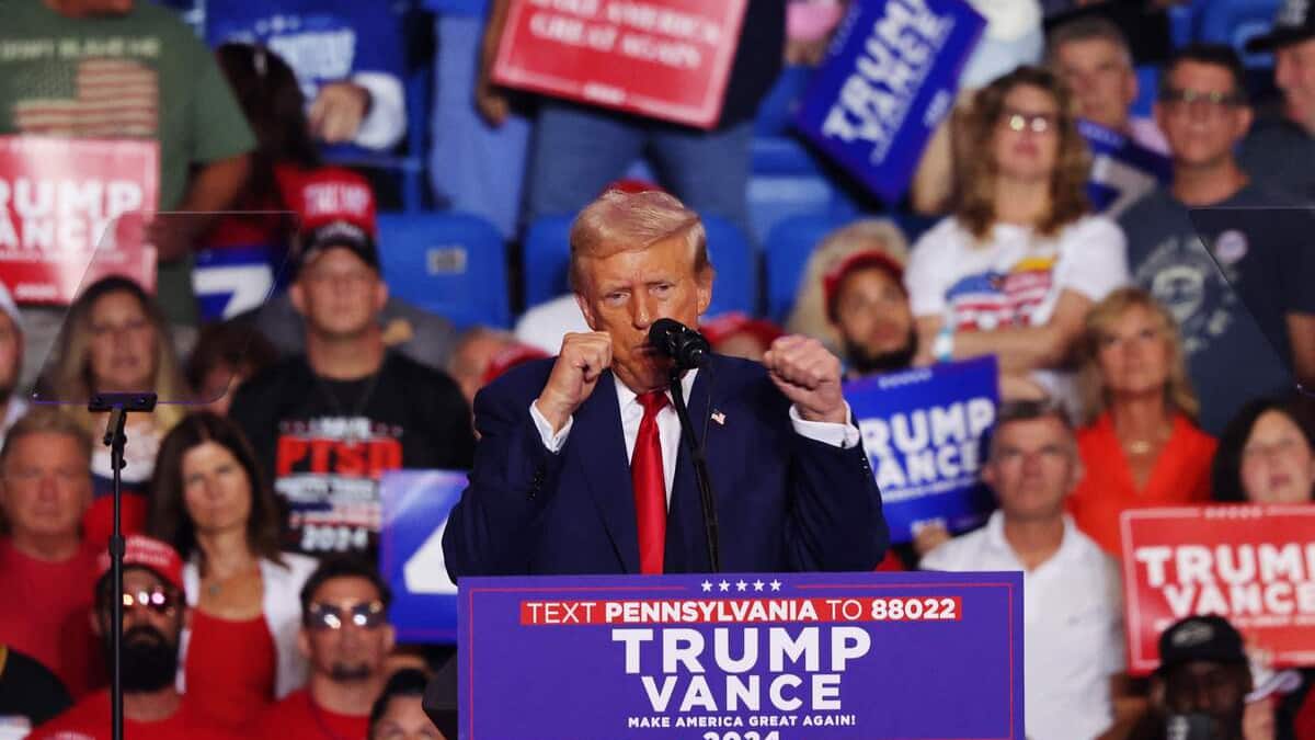 Donald Trump Takes Full Breath Against Climate Misinformation Against Kamala Harris Donald Trump Takes Full Breath Against Climate Misinformation Against Kamala Harris