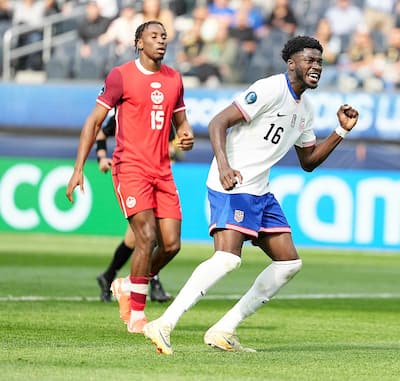Jonathan David celebrated his goal against the United States by approaching his left hand of his ear as if he wanted to know if the Californian crowd had become silent.