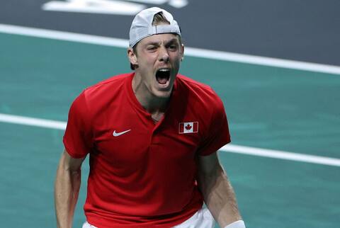 TENNIS DAVIS CUP CAN OUT