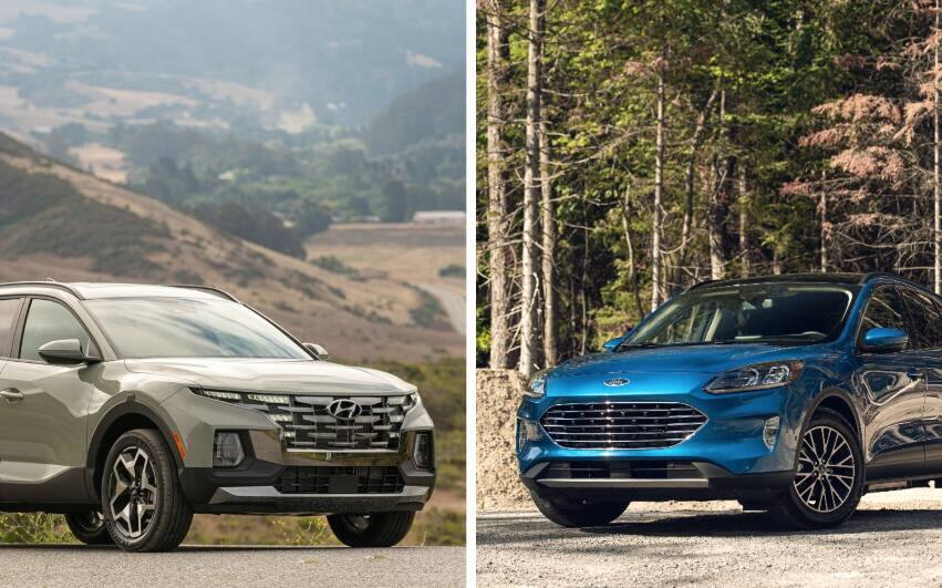 Balado : les Hyundai Santa Cruz et Ford Escape PHEV mis &agrave; l&rsquo;essai