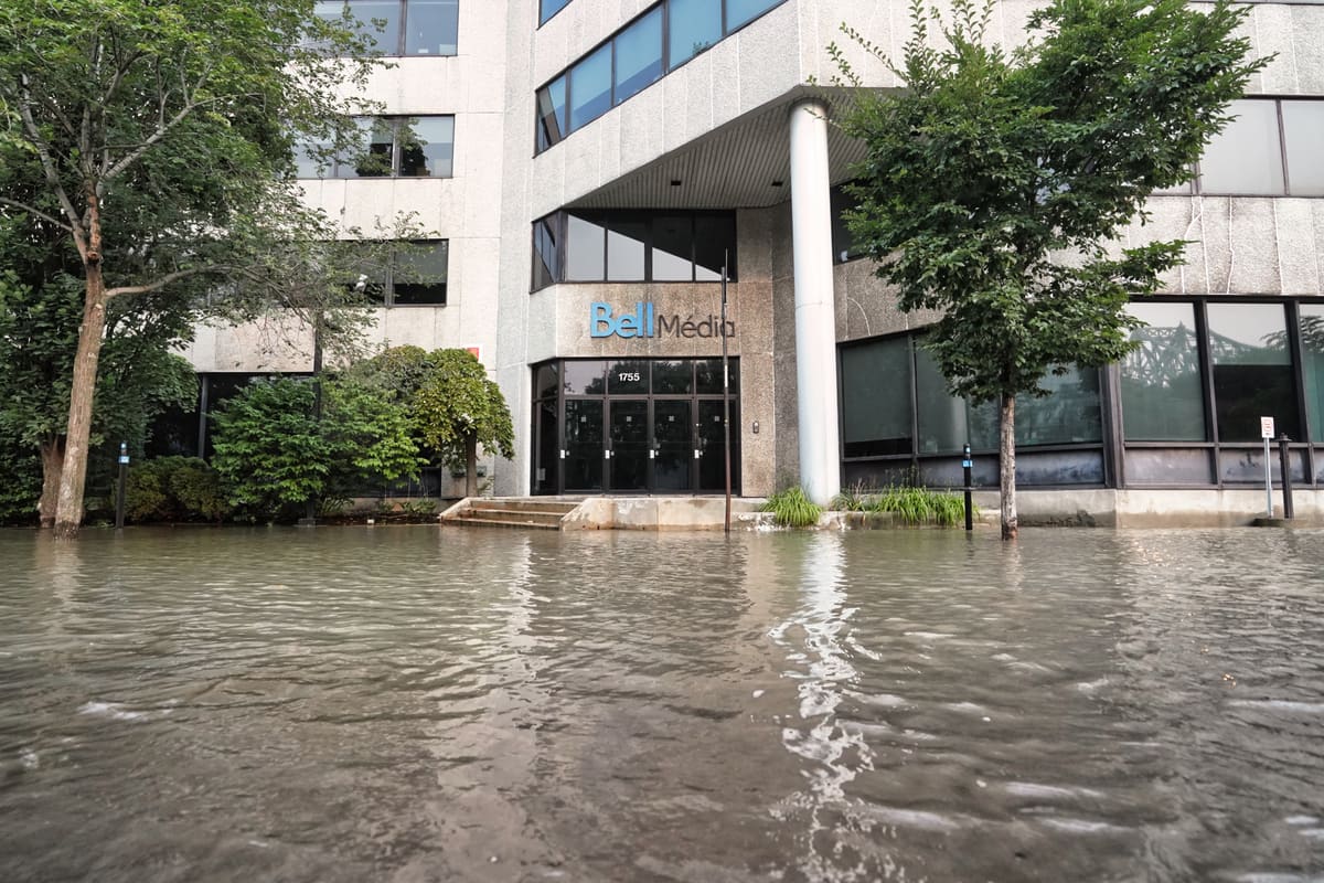 Fuite d&rsquo;eau &agrave; Montr&eacute;al: les stations RDS, Noovo et CTV MTL affect&eacute;es