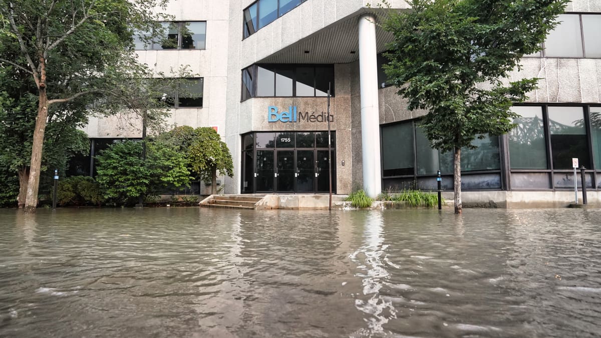 Fuite d’eau à Montréal: les stations RDS, Noovo et CTV MTL affectées