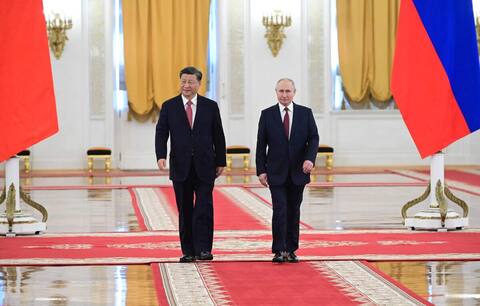 Xi Jinping left Moscow after his summit with Vladimir Putin