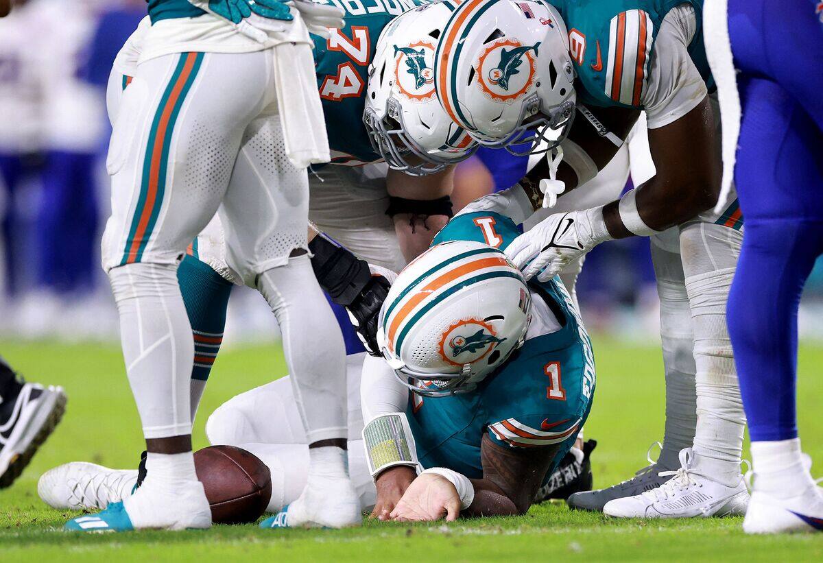 NFL：当然のことながら、トゥア・タゴバイロアは負傷者リスト入り