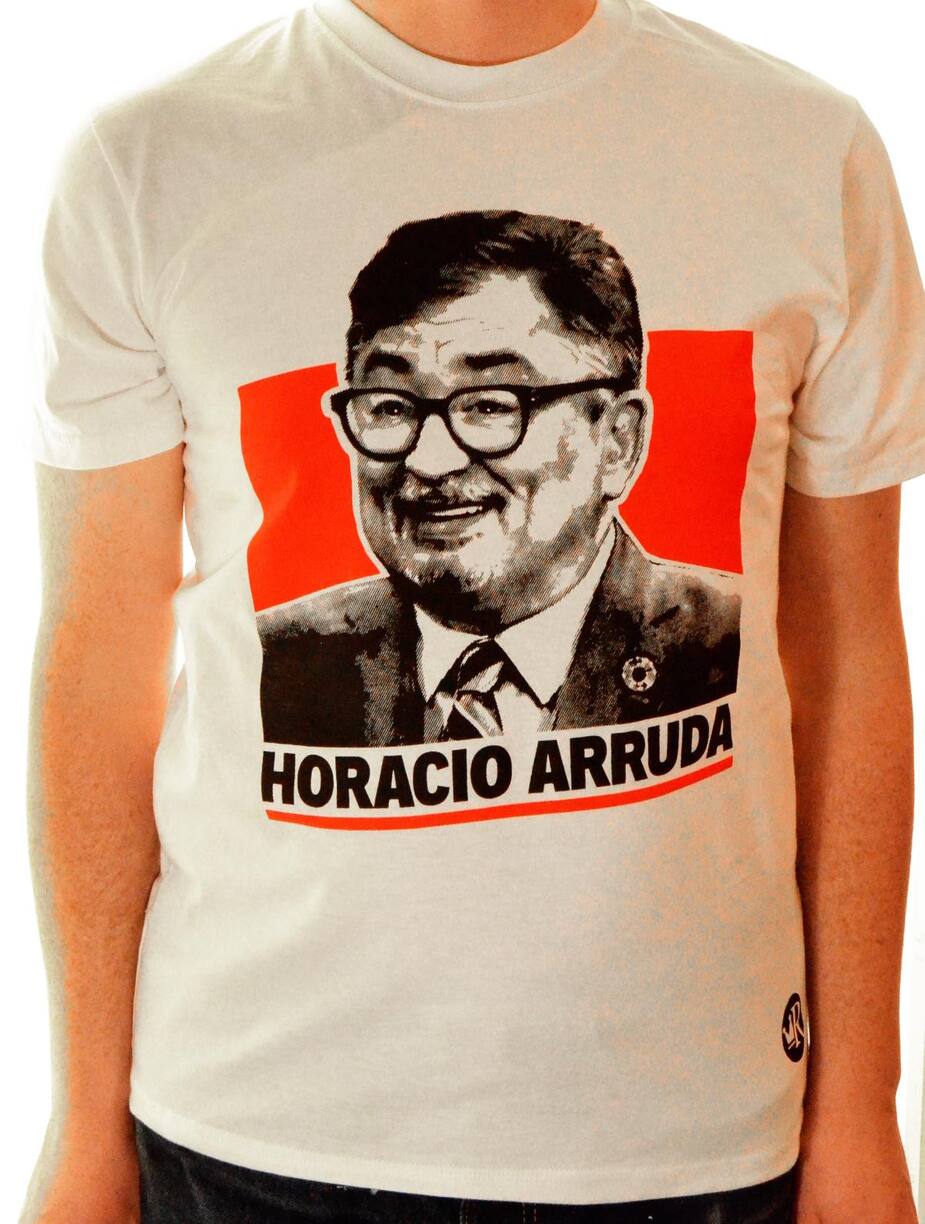 Image principale de l'article Un t-shirt à l'effigie d'Horacio Arruda