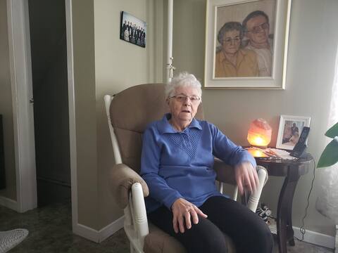 Lise Viens was sad to lose her son-in-law Gérald Charest in the drama in Amqui. This was a great help for the 89-year-old lady who still lives in her residence with her son Denis.