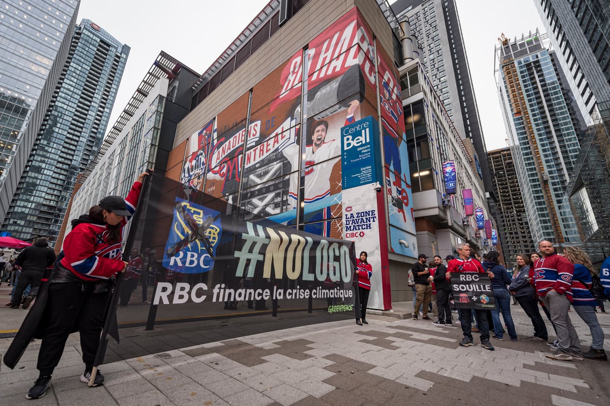 Greenpeace dénonce les investissements de RBC dans les énergies