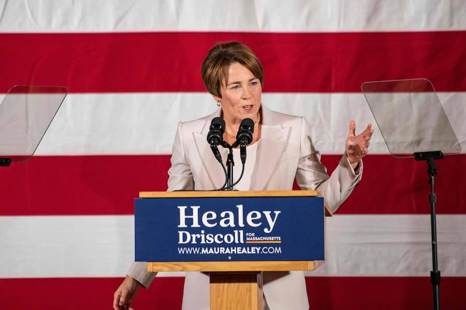 Image principale de l'article Maura Healey, première gouverneure lesbienne