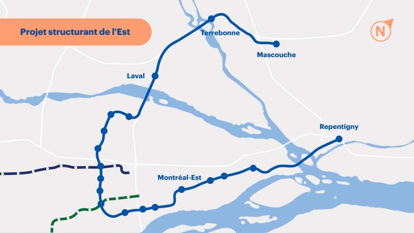 REM de l’Est: les maires de la Rive-Nord pressent Québec de choisir un ...