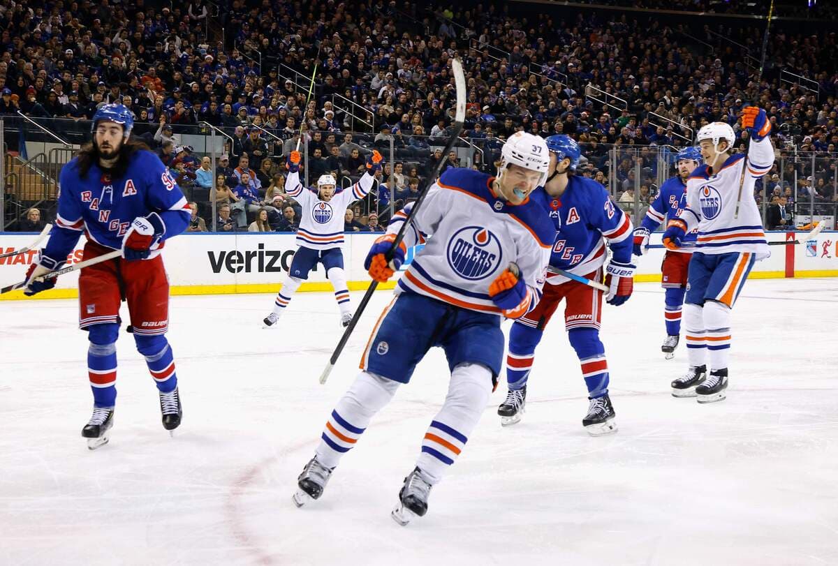 Edmonton Oilers vs New York Rangers Oilers' 43 Victory at Madison