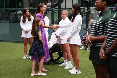 EN FOTOS | La princesa Kate Middleton asiste a la final de Wimbledon