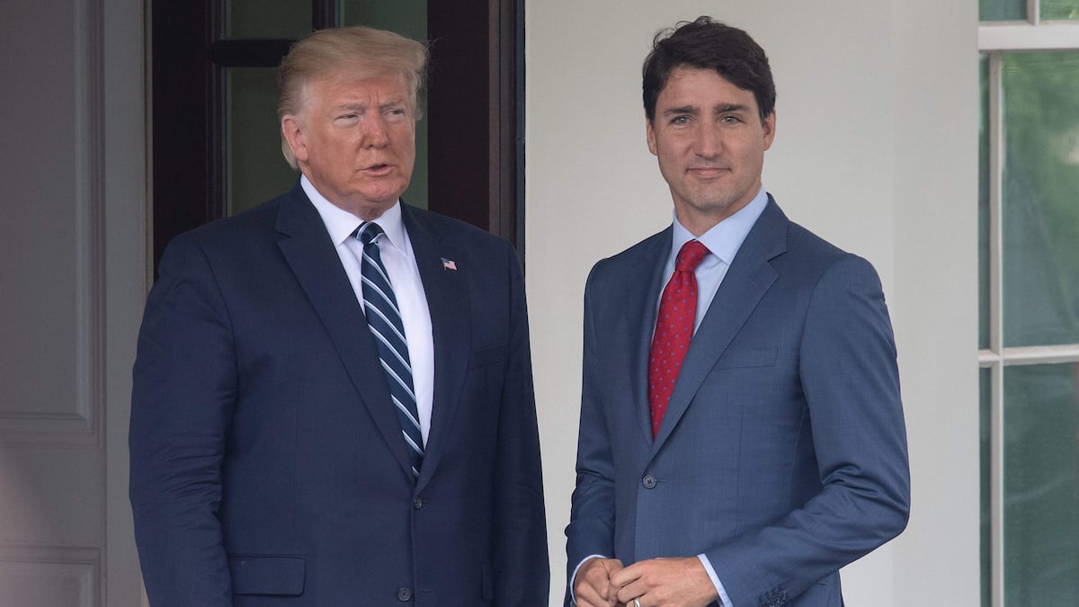 Justin Trudeau speaks with Donald Trump 1